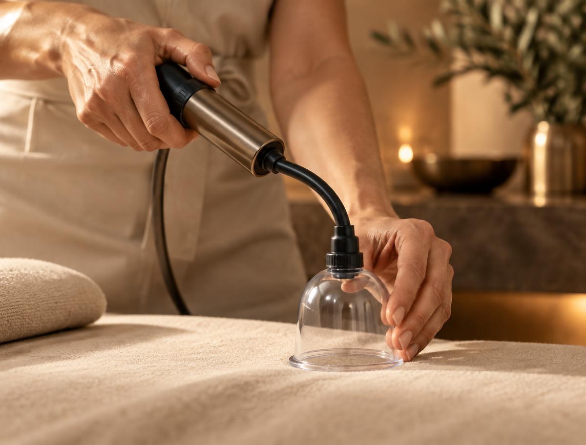 Vacuüm Cupping in de warme CUPMOVE-stijl